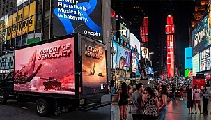 Times Square'de 15 Temmuz Şehitleri