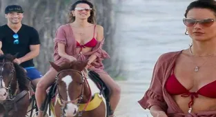 Alessandra Ambrosio-Richard Lee kumsalda atla gezdi