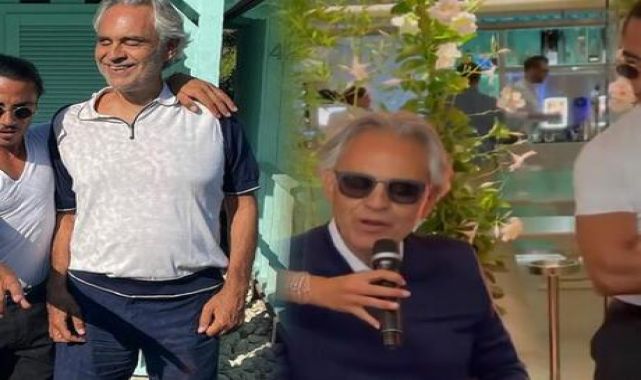 Andrea Bocelli'den Nusret'e doğum günü şarkısı