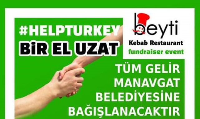 Beyti Kebap NJ Türkiye Yardım Gecesi!