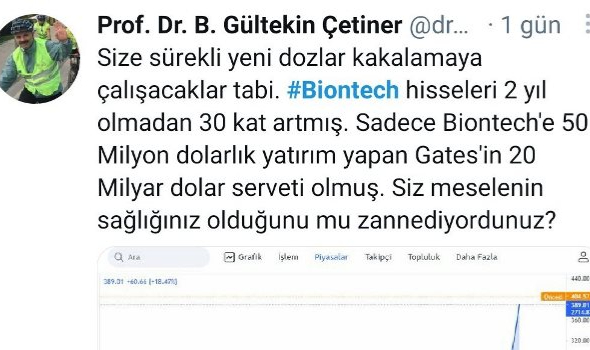 BionTech Kar Etti Twitter'da Gündem Oldu