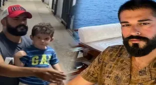 Burak Özçivit’ten oğlu Karan’a sürpriz