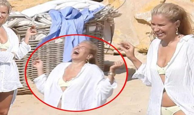 Burcu Esmersoy'un tatil keyfi