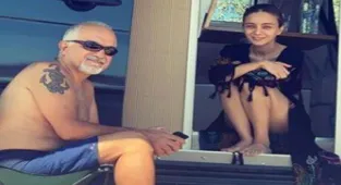 Damla Sönmez babasıyla karavan tatilinde