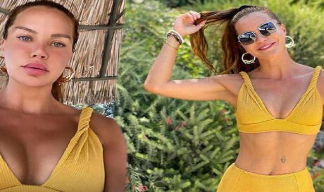 Ebru Şallı'dan bikinili poz