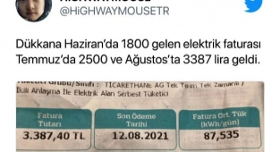 Elektrik Faturasına Zam Çileden Çıkardı