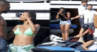 Gabrielle Union ve ailesinin İtalya tatili