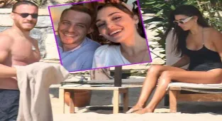 Hande Erçel ve Kerem Bürsin'in tatili başladı