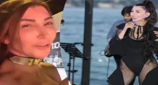 Hande Yener konsere yetişmek için otostop çekti