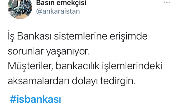 İş Bankası İnternet Bankacılığı Çöktü mü?
