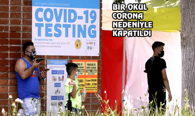 Los Angeles'ta Öğrencilere Corona Testi
