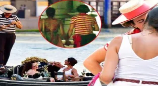 Melanie Sykes gondolcu sevgilisinden daha fazla ayrı kalamadı