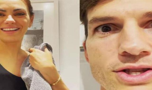 Mila Kunis-Ashton Kutcher'dan duş videosu: Çocuklarımızı bu hafta dördüncü kez yıkadık