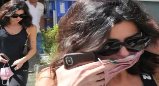 Nesrin Cavadzade'nin maske paniği!