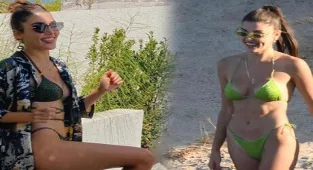 Sen Çal Kapımı dizisi ile ekrana gelen Hande Erçel'in bikinileri dudak uçuklattı