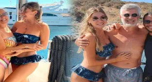 Şeyma Subaşı, annesi, babası ve Mısırlı sevgilisiyle tekne tatilinde