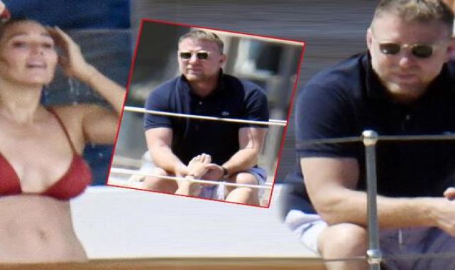 Ünlü yönetmen Guy Ritchie ve eşi Jacqui Ainsley tatilde