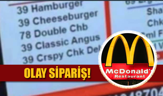 Viral Olan 3 Bin Dolarlık McDonald's Siparişi