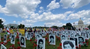 Washington'da 'Reisi' Protestosu