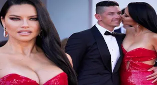 Adriana Lima, Venedik Film Festivali'ne yeni sevgilisiyle katıldı
