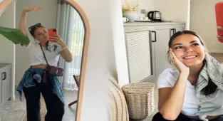 Aslı Enver ev halini paylaştı