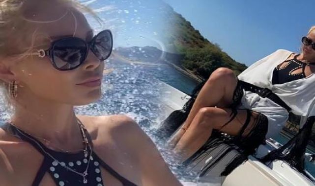 Ayşegül Yıldız'dan yaza veda pozları