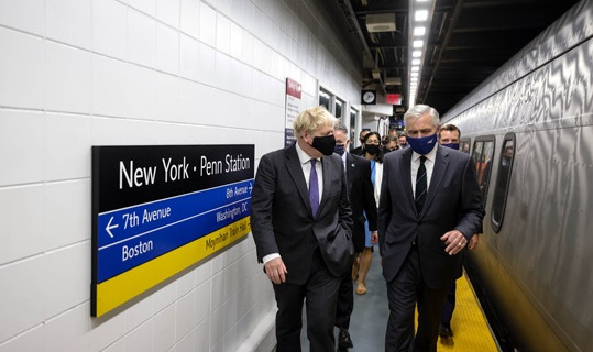 Boris Johnson, Biden'la Görüşmeye Trenle Gitti