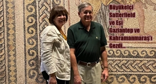 Büyükelçi Satterfield ve Eşi Zeugma'daydı...