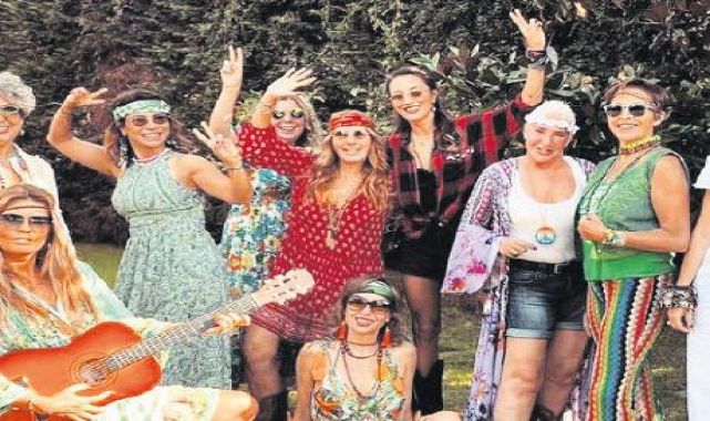 Çiçek çocuklar bir araya geldi