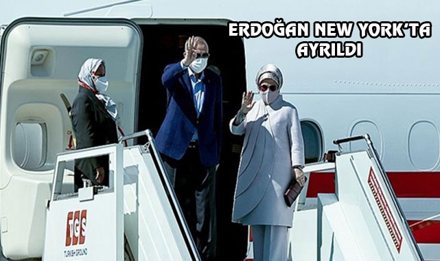 Cumhurbaşkanı Erdoğan New York'tan Ayrıldı