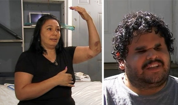 Görme Engelli Genç Annesini Selden Kurtardı