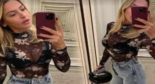 Hadise transparan tarzıyla olay oldu