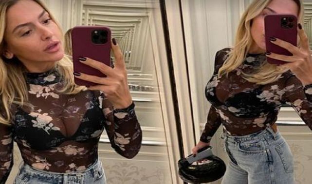 Hadise transparan tarzıyla olay oldu