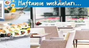 Haftanın mekanları...