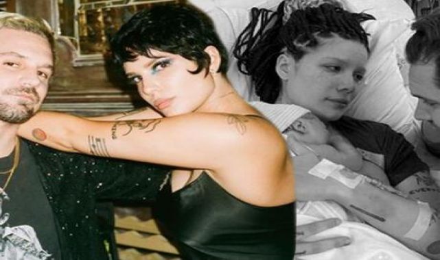 Halsey oğlunun yüzünü gösterdi! İşte Ender bebek