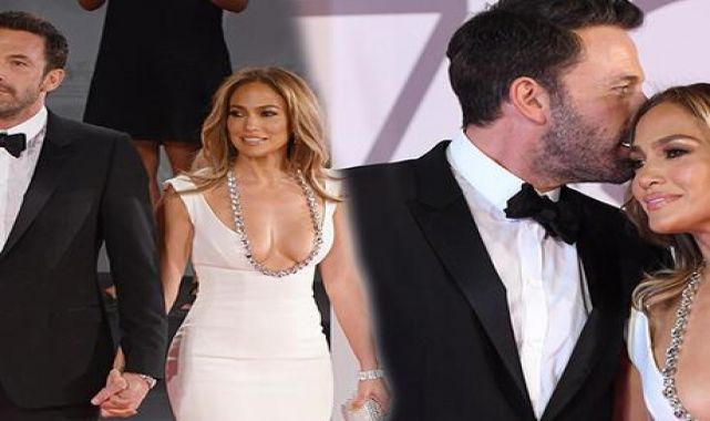 Jennifer Lopez ve Ben Affleck kırmızı halıda boy gösterdi