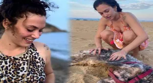 Melisa Şenolsun plaj pozuyla beğeni topladı