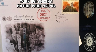 New York Türk Evi Anısına Hatıra Para ve Pul