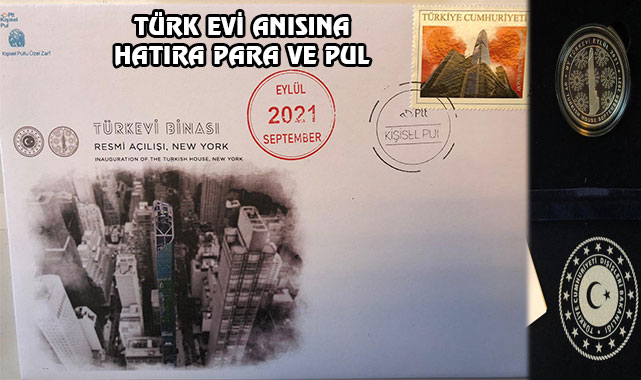 New York Türk Evi Anısına Hatıra Para ve Pul