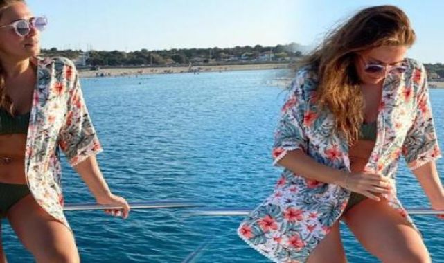 Özge Borak'tan 'yaz bitmesin' pozu
