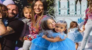 Özlem Ada Şahin ile Berkay Şahin'in kızları Arya dört yaşında