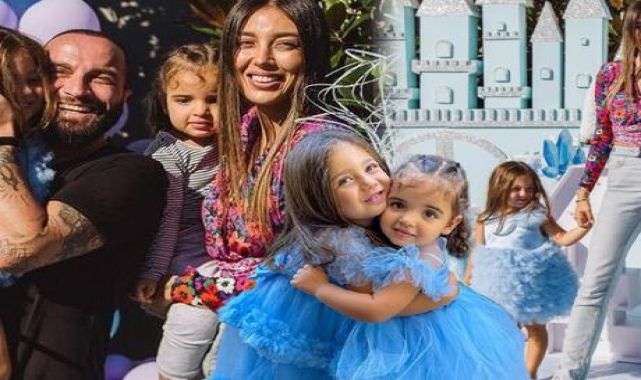Özlem Ada Şahin ile Berkay Şahin'in kızları Arya dört yaşında