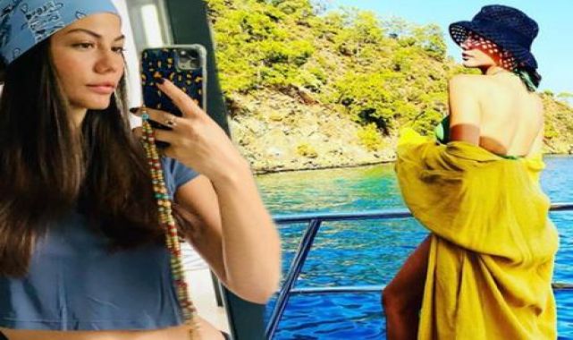 Paylaşmaya doyamıyor! Demet Özdemir'den yeni tatil pozu
