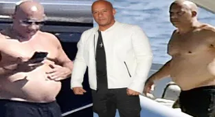 Vin Diesel'i gören şaştı kaldı! Eski halinden eser yok