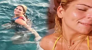 93 kilo veren Pelin Öztekin ekim sonu denize girdi!