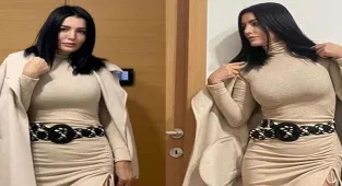 Aleyna Tilki'nin annesi Havva Öztel pozuyla dikkat çekti