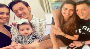 Amine Gülşe'den Mesut Özil'e: İyi ki doğdun diğer yarım
