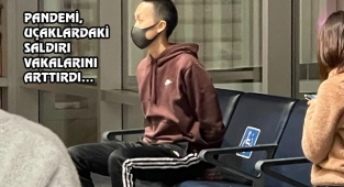California Uçağında Hostesi Dövdü