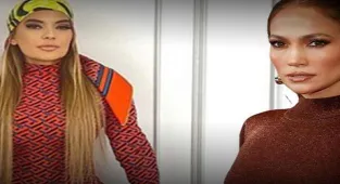 Demet Akalın'dan çok konuşulan kombin! Jeniffer Lopez'e benzetildi