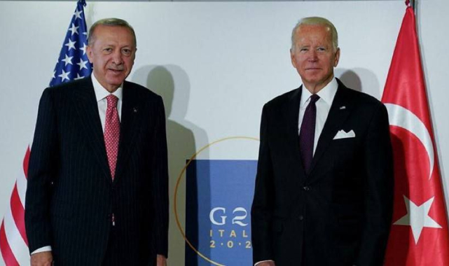 Erdoğan ve Biden Roma'da bir araya geldi